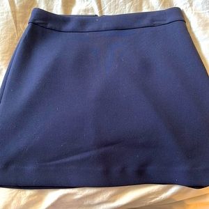 Express size 2 barely worn navy blue mini skirt